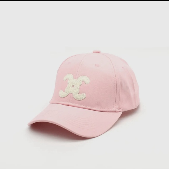 Light Pink & White Baseball Hat from Paris - Picture 2 of 3